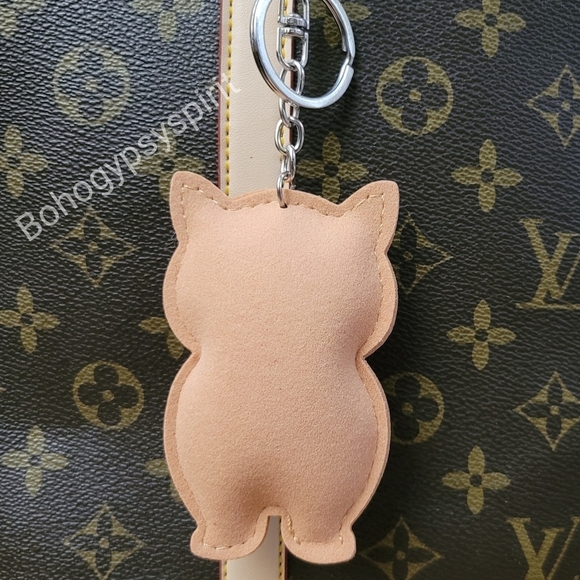 Bling Akita Dog Crystal Rhinestone Keychain Bag Charm - Picture 11 of 11